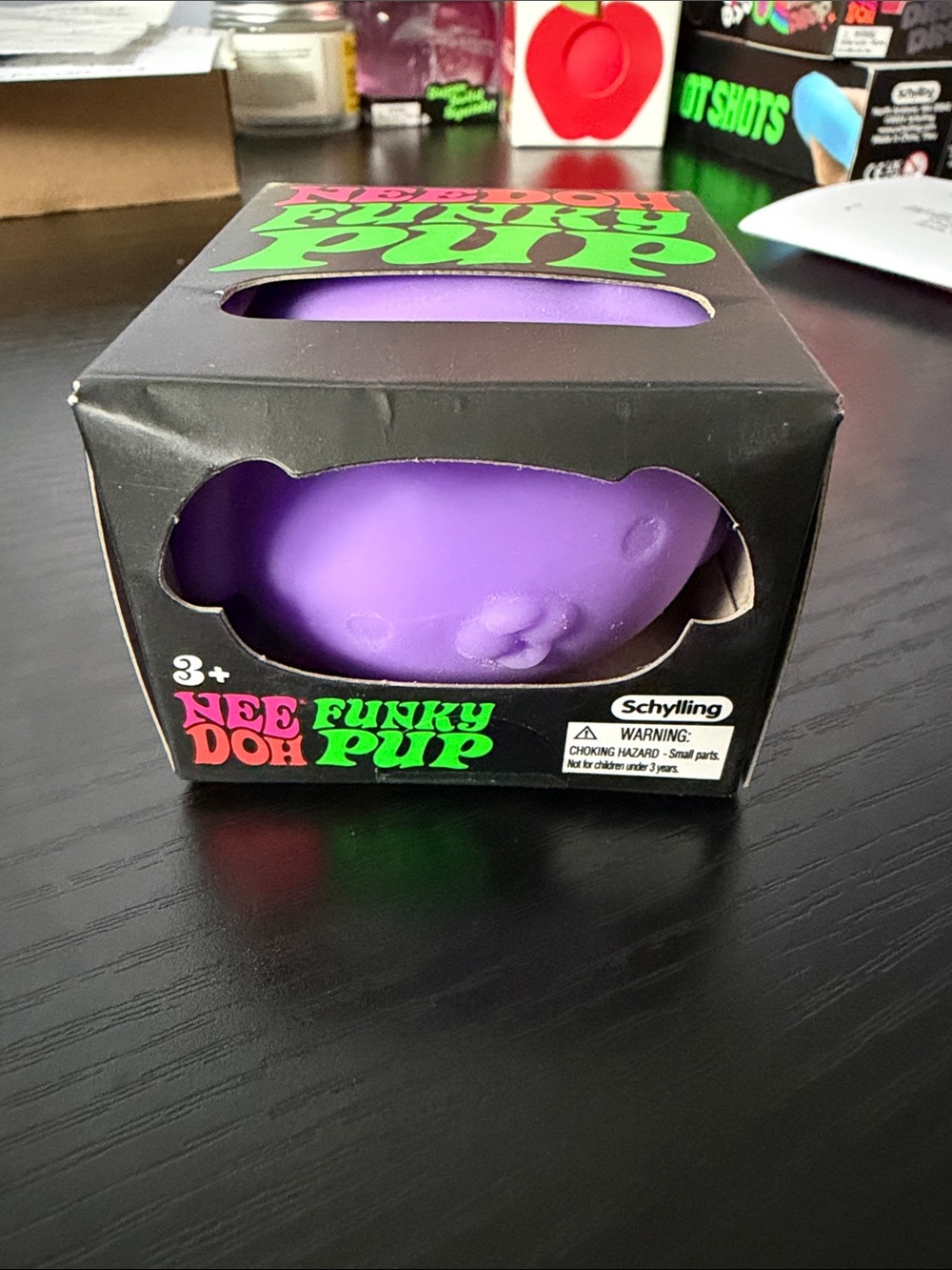 Schylling- NEEDOH FUNKY PUP- purple- NIB